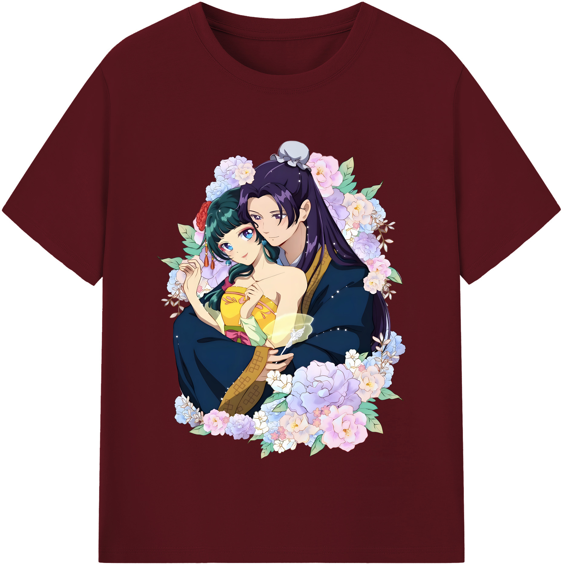 （画像用） 薬屋のひとりごと The Apothecary Diaries 綿100％半袖Tシャツ（フロントプリント）